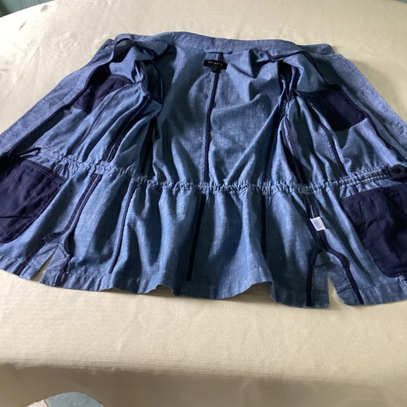 Talbots unlined blue jacket size L - Picture 4 of 13